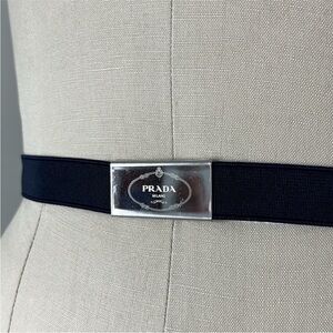 XS Light Blue Prada Belt